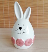 Zajączek Królik Ceramiczny Wielkanocny ozdoba na Wielkanoc 
