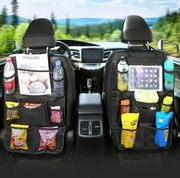 Organizer do auta na oparcie z uchwytem na tablet i napoje