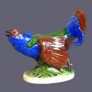 Figura Ptak Cietrzew myśliwska Royal Dux Art Deco 1918-35