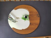 Duże okrągłe lustro księżyc