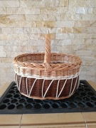 Kosz wiklinowy na grzyby 