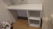 KALLAX, biurko białe - jak nowe Biurko