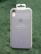 iPhone Xs Max Silicone Case niebiesko - szary