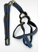 Niebieska smycz z karabińczykiem