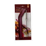 Słomki do picia ze stali nierdzewnej + szczoteczka