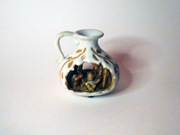 Kominek Boże Narodzenie, szopka, tea light