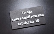Szyld Tabliczka spersonalizowana druk 3D