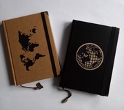 Journaling, pamiętnik, notes o tematyce podróżniczej, turystycznej. Prezent