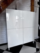 Szafka komoda biała lakierowana Tomasucci 35 x 90 x 110 cm