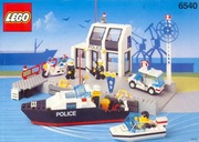 KLOCKI LEGO ZESTAW NR 6540 TOWN PORT POLICYJNY ŁODŹ LEGOLAND UNIKAT MAKIETA