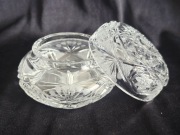 Kryształowa bomboniera puzderko szkatułka retro kryształy prl retro