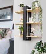 regał półka wisząca trzyrzędowa 