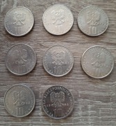 10 złotych PRL Bolesław Prus wszystkie roczniki 1975-1978 1981-1984