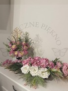 bukiet komplet kompozycja stroik wiązanka na grób cmentarz 