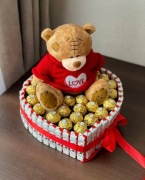 Słodkie Serce Miłości, Kinder, Forrero Rocher + Miś