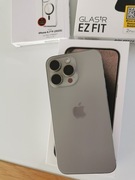 iPhone 15 Pro Max Natural Titanium 256 GB plus ładowarka Apple etui szkło