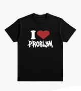 Koszulka T-shirt I Love PRO8L3M Rozmiar XL