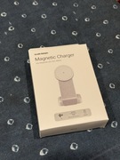 Ładowarka bezprzewodowa Silver Monkey Alu MagCharger Qi2 3in1 biała