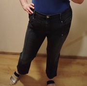 Jeansowe elastyczne spodnie rozmiar 46/48