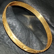 Bransoletka Warmet srebro próba 3 (800) złocona