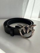 Pinko pasek skórzany damski czarny S