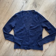 Marc O’Polo granatowy sweter M welna moher kardigan guziki