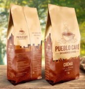 Pueblo Cafe crema hiszpańska kawa ziarnista 100% Arabica 1 kg