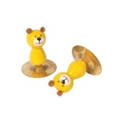 ZABAWKI DREWNIANE TALERZE MISIE  