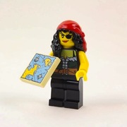 Lego pi172 Minifigurka Pirates Piratka 40158 2015