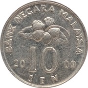 Malezja 10 sen 2009, KM#51