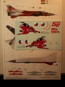MIG 23 MF Kalkomania Fighter Hell 1:48 Trumpeter