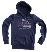 Superdry Super dry oryginalna damska bluza z kapturem rozmiar S