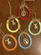 Jajko dekoracja świąteczna Wielkanoc Zestaw 5 szt. HandMade Rękodzieło