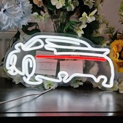 Neon LED Porsche 911 Samochód Lampka Nocna na Ścianę USB do Pokoju Prezent 