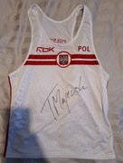 Tomasz Majewski koszulka z autografem