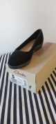 Baleriny Clarks 38,skóra naturalna