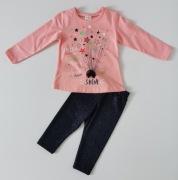 Komplet niemowlęcy  80-86 Legginsy BAWEŁNA 