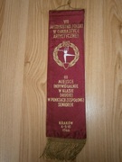 Proporczyk sportowy gimnastyka MP Kraków 1966