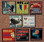 Vlepki ORKAN  RUMIA, Lech poznań, Arka Gdynia, Cracovia, KSZO # 02