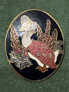 FISH FW&Co 1992 przypinka kaczka wpinka broszka