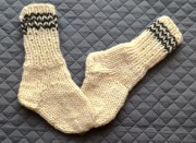Skarpety góralskie wełniane ręcznie robione 