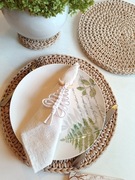 Komplet 4 podkładek na stół ręcznie wykonane śred 35cm, podkładki podkładka