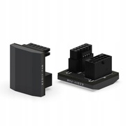 Adapter Wtyczka 12VHPWR kątowa złącze 12+4 PIN 180 stopni EZDIY-FAB RVS 600