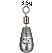 Ciężarek wędkarski 3.5g z krętlikiem / łezka 