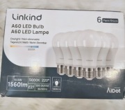 Zestaw 6 żarówek LED Linkind A60 | E27 | 13.5W (100W) | 5000K
