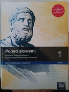 Ponad słowami podręcznik j. polskiego 1 Nowa Era