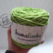 KamaLINKA 330 pistacja 4mm sznurek bawełniany z rdzeniem 100m