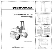 Vibromax  253 263 Roller Service Manual Instrukcja serwisowa 