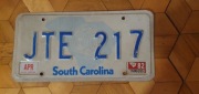 South Carolina tablica rejestracyjna usa oryginal