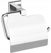FALA UCHWYT NA PAPIER wc. ŚCIENNY Z POKRYWĄ KLAPĄ QUAD CHROME 69315 (OPIS!)